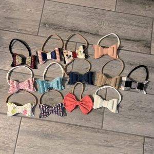 Baby Girl Bow Lot